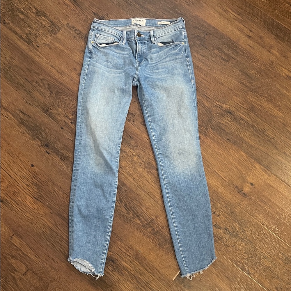 FRAME Denim Le Skinny de Jeanne Crop Jeans‎ size 27